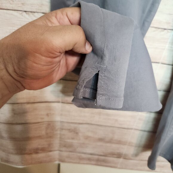 NYDJ Slim Straight Gray Jeans Curves 360 Side Ankle Slits Women's Size 26 NWT - Picture 5 of 16